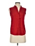 Theory Red Sleeveless Silk Top Size P (petite) - photo 1