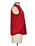 Theory Red Sleeveless Silk Top Size P (petite) - photo 4