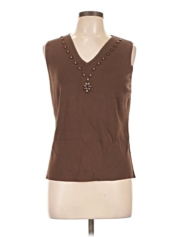 DressBarn Sleeveless T-Shirt (view 1)
