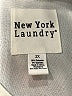 New York Laundry Checkered-gingham Blue Long Sleeve Blouse Size 2X - photo 7