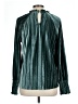Cable & Gauge Green Long Sleeve Blouse Size L - photo 2