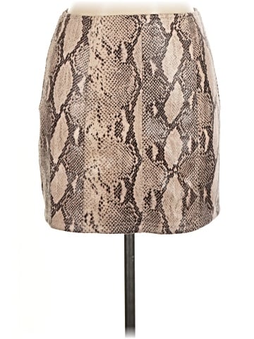 Le Lis Faux Leather Skirt (view 1)