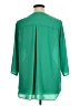 Chaus 100% Polyester Green 3/4 Sleeve Blouse Size 1X - photo 2