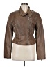 BCBGMAXAZRIA 100% Leather Brown Leather Jacket Size M - photo 1