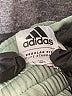 Adidas 100% Polyester Color Block Green Athletic Shorts Size 10 - photo 4