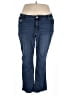 Maurices Solid Blue Jeans Size 24WS - photo 1