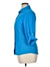 Ashley Blue 100% Polyester Blue 3/4 Sleeve Blouse Size XL - photo 5