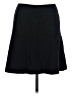 Ann Taylor Solid Black Casual Skirt Size 6 (petite) - photo 1
