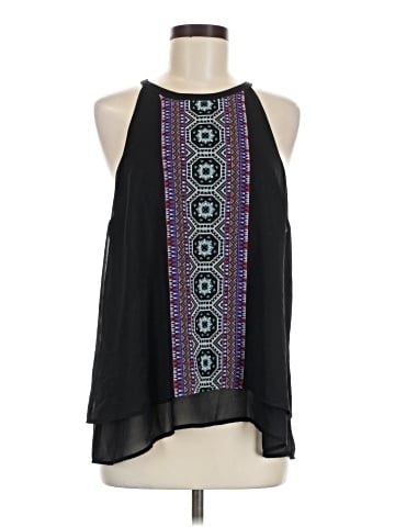Pale Sky Sleeveless Blouse (view 1)