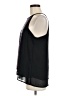 Pale Sky 100% Polyester Black Sleeveless Blouse Size M - photo 5