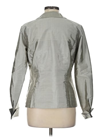 Ann Taylor Long Sleeve Silk Top (view 2)