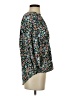 St. John's Bay Floral Teal 3/4 Sleeve Blouse Size S - photo 4