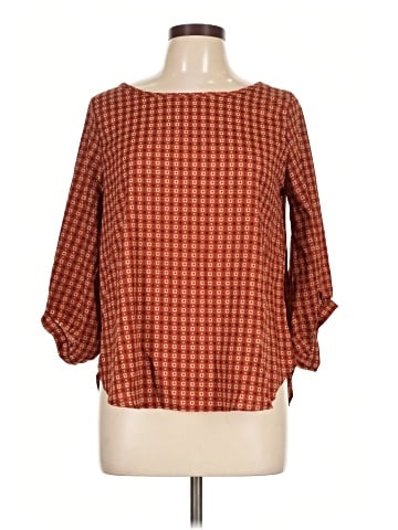 2 Hearts 3/4 Sleeve Blouse (view 1)