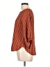 2 Hearts Brown 3/4 Sleeve Blouse Size L - photo 5