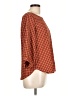 2 Hearts Brown 3/4 Sleeve Blouse Size L - photo 4