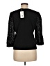 Jade 100% Cotton Black 3/4 Sleeve Top Size M - photo 2