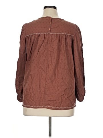 Max Studio 3/4 Sleeve Blouse (view 2)