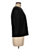 Jade 100% Cotton Black 3/4 Sleeve Top Size M - photo 4