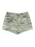 Topshop Camo Green Denim Shorts Size 12 - photo 2