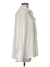Ann Taylor 100% Polyester Ivory Long Sleeve Polo Size L - photo 4