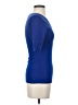 Active Basic Blue Short Sleeve Turtleneck Size S - photo 4
