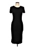 Forever 21 Solid Black Casual Dress Size L - photo 1