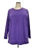 Woman Within Purple Pullover Sweater Size 22 (1X) - photo 1