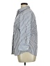 Chaps 100% Cotton Stripes Silver Blue 3/4 Sleeve Button-Down Shirt Size XL - photo 5