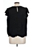 Adrianna Papell 100% Polyester Black Short Sleeve Top Size L - photo 2