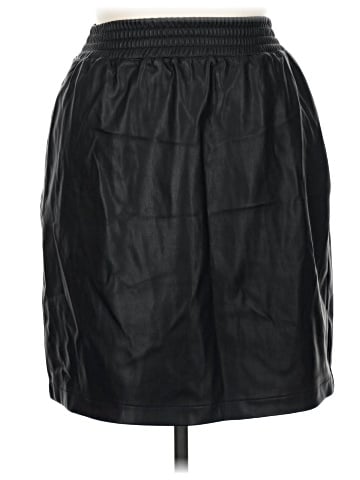 Universal Standard for J.Crew Faux Leather Skirt (view 1)