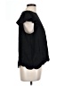 Adrianna Papell 100% Polyester Black Short Sleeve Top Size L - photo 4
