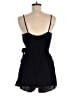 One Clothing 100% Rayon Solid Black Romper Size M - photo 2