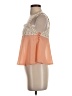 Double Zero 100% Polyester Orange Sleeveless Blouse Size S - photo 5