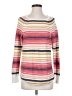 L.L.Bean 100% Cotton Stripes White Pullover Sweater Size S - photo 1