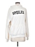 Refuge 100% Polyester Solid White Pullover Hoodie Size S - photo 1