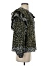 Ulla Johnson 100% Cotton Animal Print Gold Long Sleeve Blouse Size 4 - photo 4