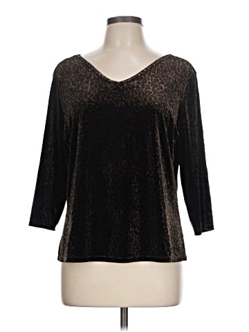 Kathie Lee 3/4 Sleeve Top (view 1)