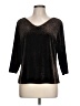 Kathie Lee Black 3/4 Sleeve Top Size L (estimated) - photo 1