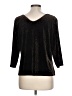 Kathie Lee Black 3/4 Sleeve Top Size L (estimated) - photo 2
