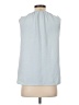 MICHAEL Michael Kors 100% Polyester Blue Sleeveless Blouse Size S - photo 2