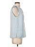 MICHAEL Michael Kors 100% Polyester Blue Sleeveless Blouse Size S - photo 4