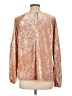 LC Lauren Conrad Brown Long Sleeve Blouse Size L - photo 2