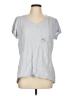 CAbi 100% Cotton Gray Short Sleeve Top Size L - photo 1