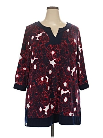Charter Club 3/4 Sleeve Blouse (view 1)
