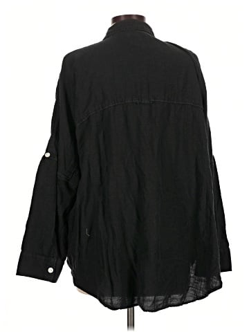 American Eagle Outfitters Long Sleeve Button-Down Shirt (view 2)