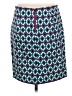 Willi Smith Argyle Teal Casual Skirt Size 6 - photo 2