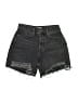 Forever 21 100% Cotton Black Denim Shorts Size 24 waist - photo 1