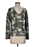 Design History 100% Cashmere Camo Gray Cashmere Pullover Sweater Size XS - photo 1