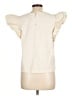 TCEC 100% Cotton Ivory Short Sleeve Top Size L - photo 2
