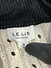 Le Lis 100% Cotton Color Block Tan Pullover Sweater Size M - photo 7